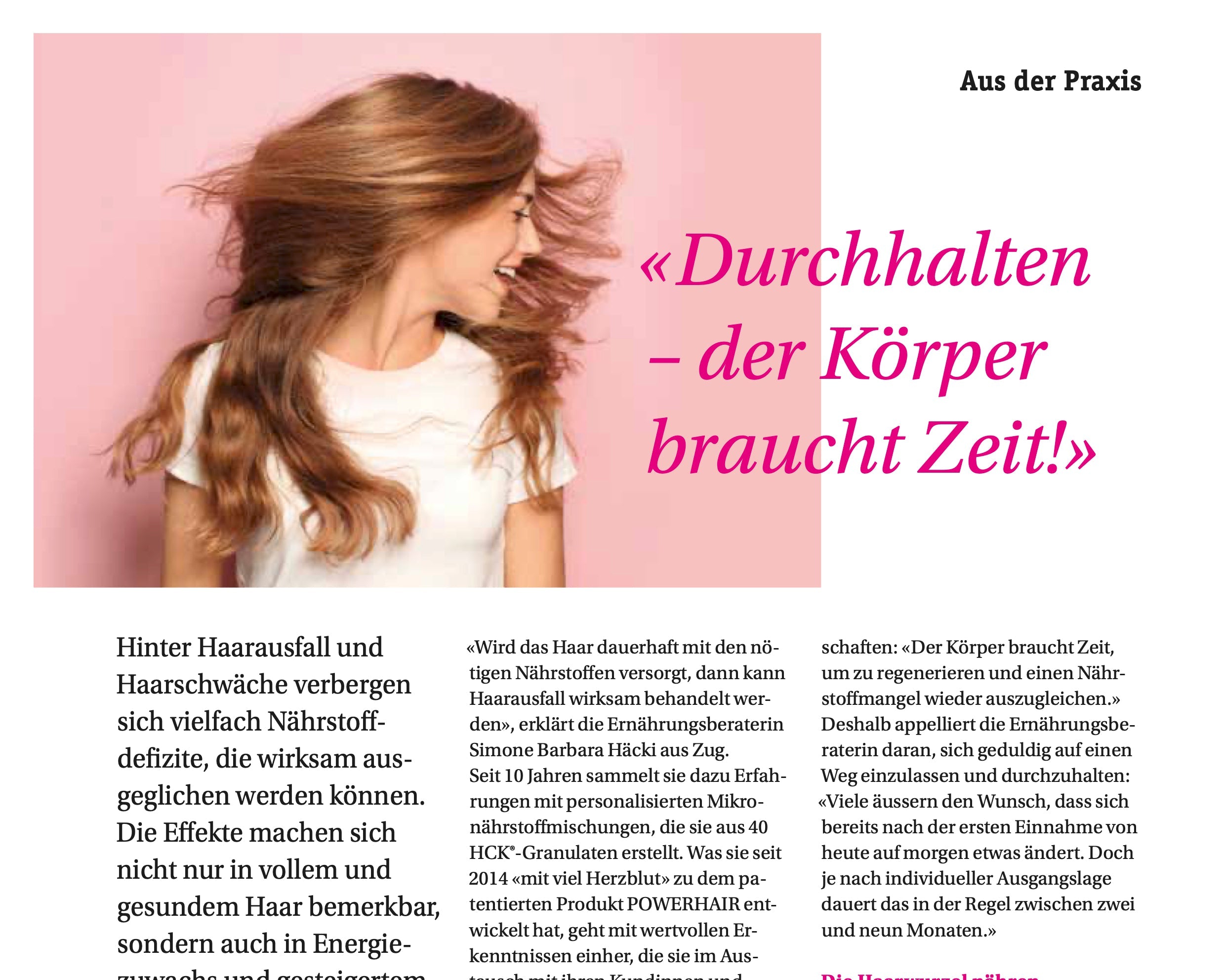 Produkte gegen Haarausfall