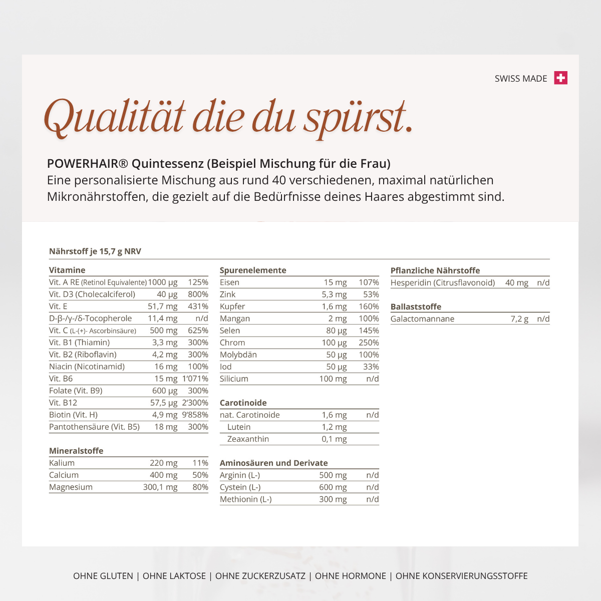POWERHAIR® Quintessence