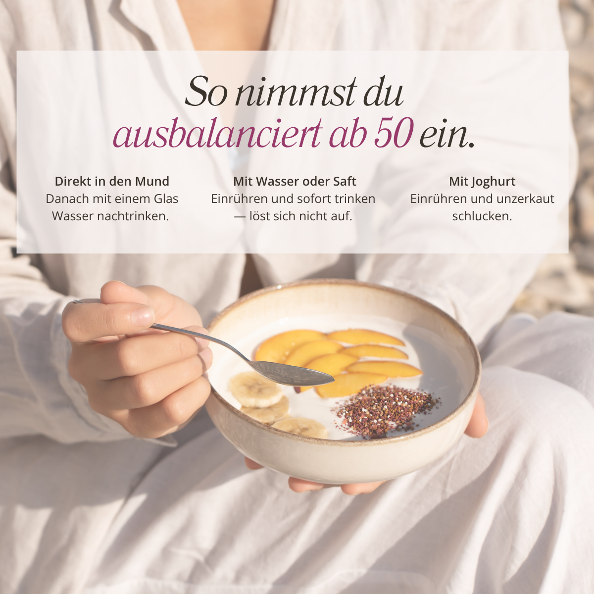 ausbalanciert ab 50